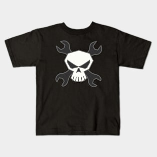 Skull & Cross-Wrenches Kids T-Shirt